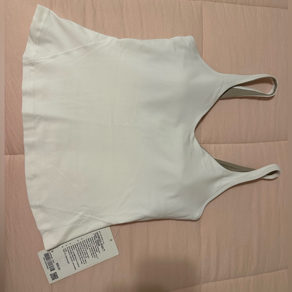 Lululemon Size 8 White Align Tank- NWT